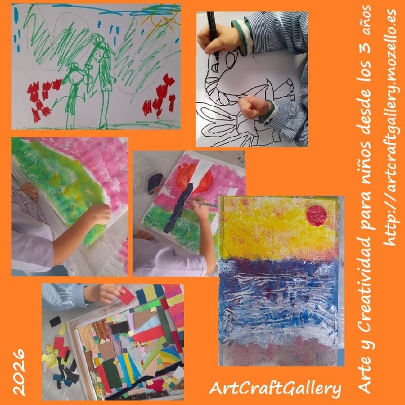 Talleres de Arte y Creatividad para niños desde los 3 años.